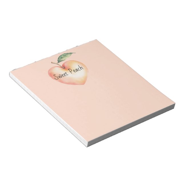 Bloc-note Pêche Sweet Heart (Incliné)
