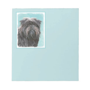 Bloc-note Peinture Affenpinscher - Joli art original chien
