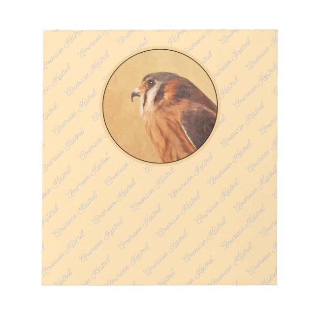 Bloc-note Peinture américaine Kestrel - Art original pour oi (Devant)