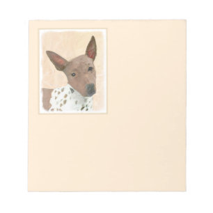 Bloc-note Peinture américaine sans poil Terrier - Chien Art