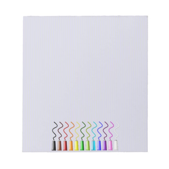 Bloc-note peinture arc-en-ciel (Devant)
