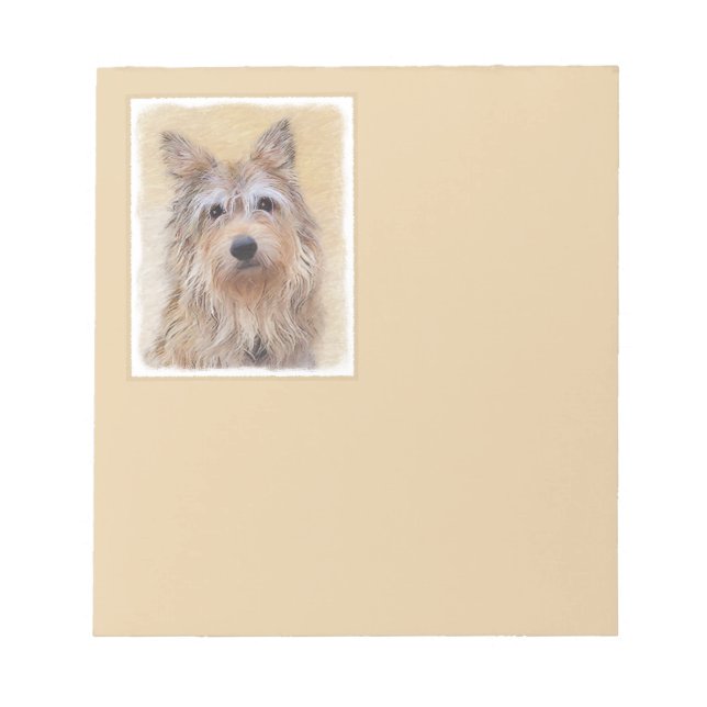 Bloc-note Peinture Berger Picard - Joli art original chien (Devant)