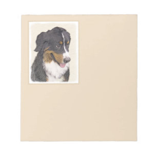 Bloc-note Peinture bernoise de chien de montagne - Art origi