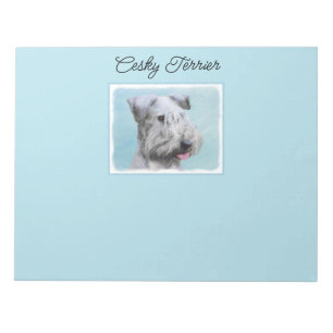 Bloc-note Peinture Cesky Terrier - Cute Original Chien Art