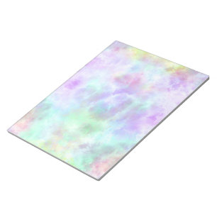Bloc-note Peinture d'aquarelle Pastel Rainbow Cravate-Dye