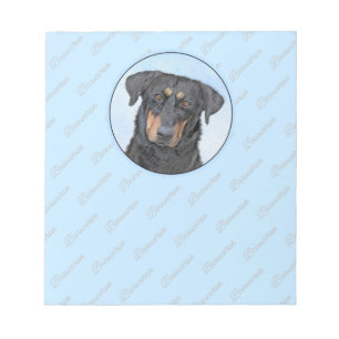 Bloc-note Peinture de Beauceron - Cute Original Chien Art