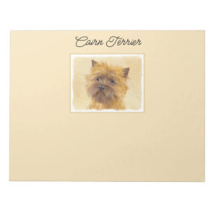 Bloc-note Peinture de Cairn Terrier - Art de chien original