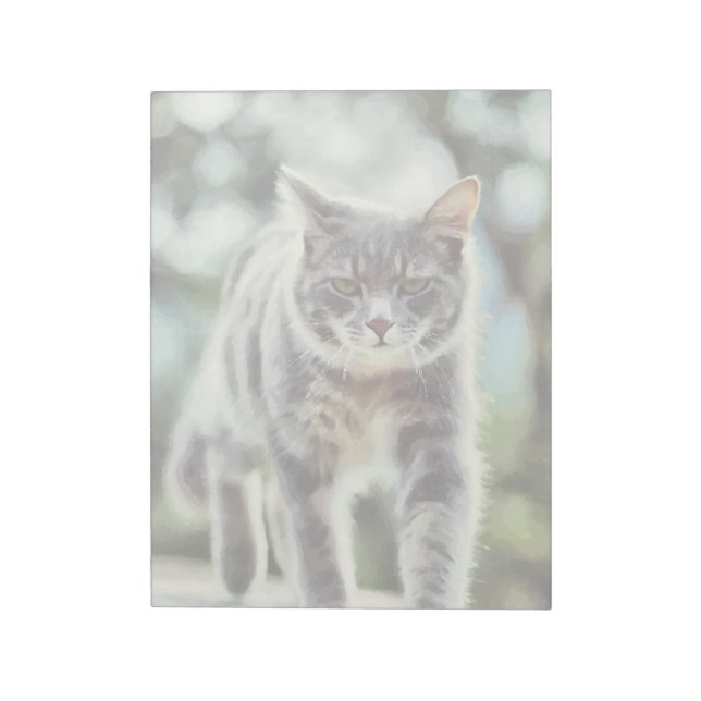 Bloc-note Peinture de chat (Tourné)