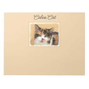 Bloc-note Peinture de chat Calico - Cute Original Cat Art