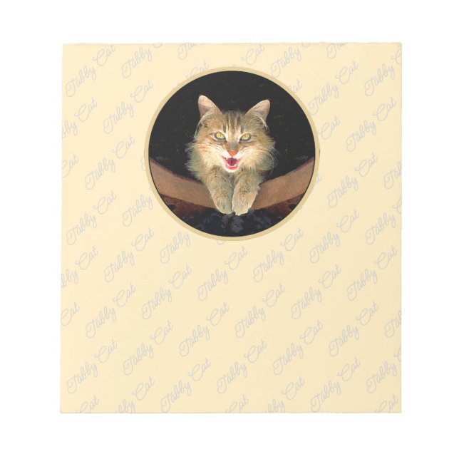 Bloc-note Peinture de chat Mad - Cute Original Cat Art (Devant)