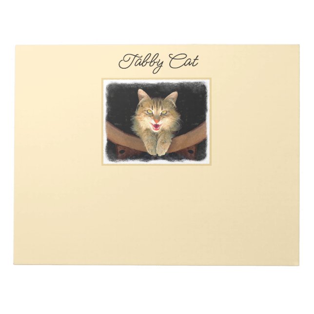 Bloc-note Peinture de chat Mad - Cute Original Cat Art (Devant)