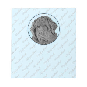 Bloc-note Peinture de Terre-Neuve - Cute Original Chien Art