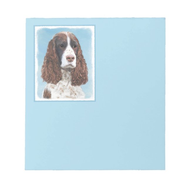 Bloc-note Peinture espagnole Springer anglaise Peinture orig (Devant)