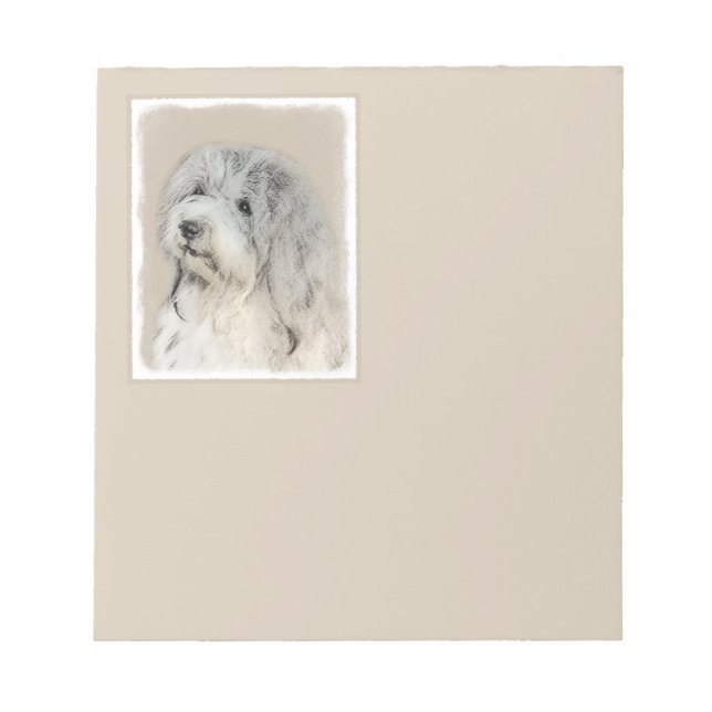 Bloc-note Peinture Havanaise (Gold Sable) - Art Chien origin (Devant)