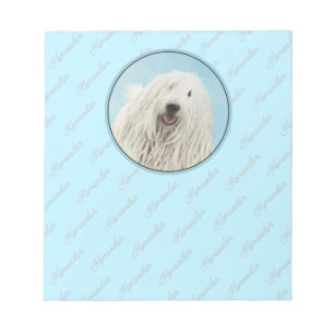 Bloc-note Peinture Komondor - Cute Original Chien Art