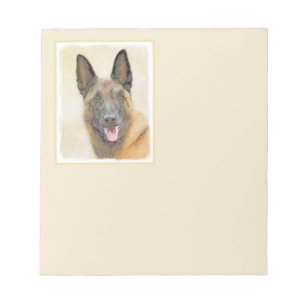 Bloc-note Peinture Malinoise belge - Cute Original Chien Art