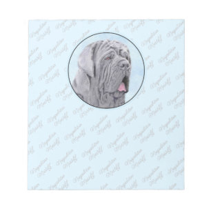 Bloc-note Peinture Mastiff Neopolitan - Art Chien original