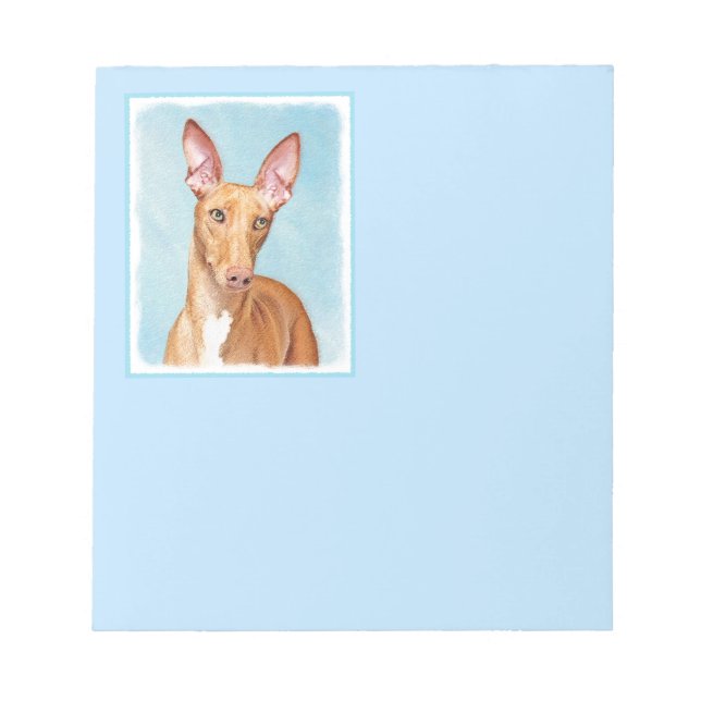 Bloc-note Peinture Pharaon Hound - Cute Original Chien Art (Devant)