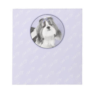Bloc-note Peinture Shih Tzu - Cute Original Chien Art