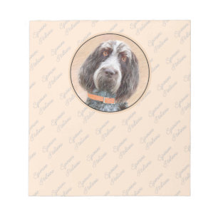 Bloc-note Peinture Spinone Italiano - Belle Art Original Chi
