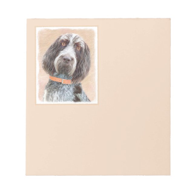 Bloc-note Peinture Spinone Italiano - Belle Art Original Chi (Devant)