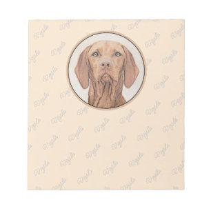 Bloc-note Peinture Vizsla - Joli art original chien