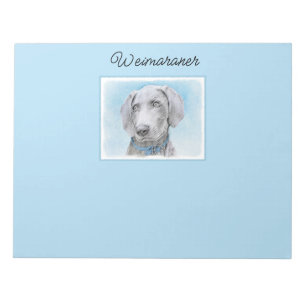 Bloc-note Peinture Weimaraner - Joli chien d'origine Art Not