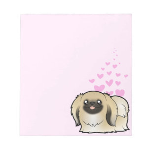 Bloc-note Pekingese Love (show cut)