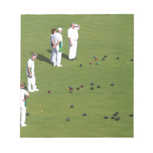 Bloc-note Pelouse Bowls Angleterre