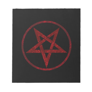 Bloc-note Pentagram Red Devil