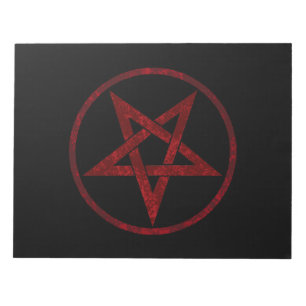 Bloc-note Pentagram Red Devil