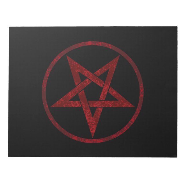 Bloc-note Pentagram Red Devil (Devant)