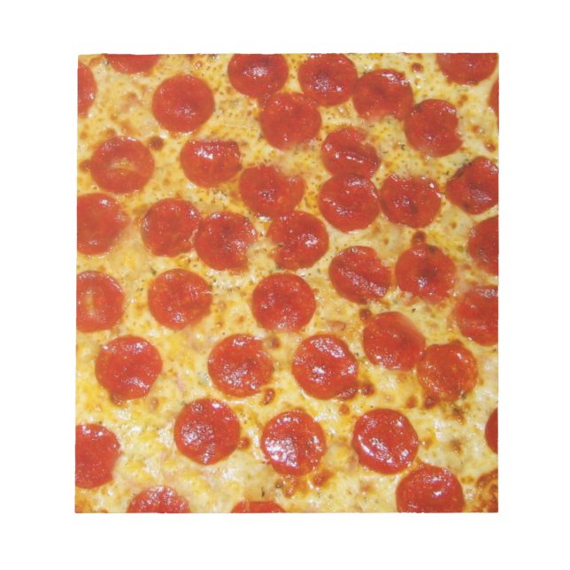 Bloc-note Pepperoni Pizza (Devant)