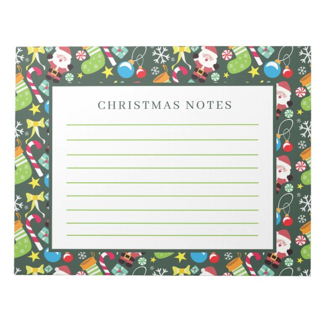 Bloc-note Père Noël (Devant)