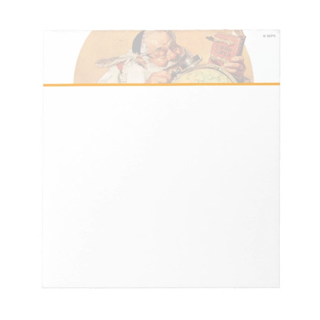 Bloc-note Père Noël au monde (Devant)