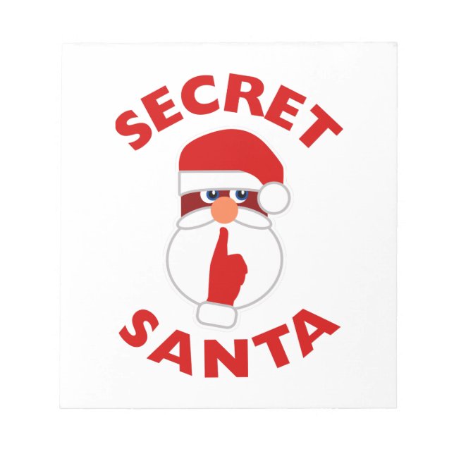 Bloc-note Père Noël secret (Devant)