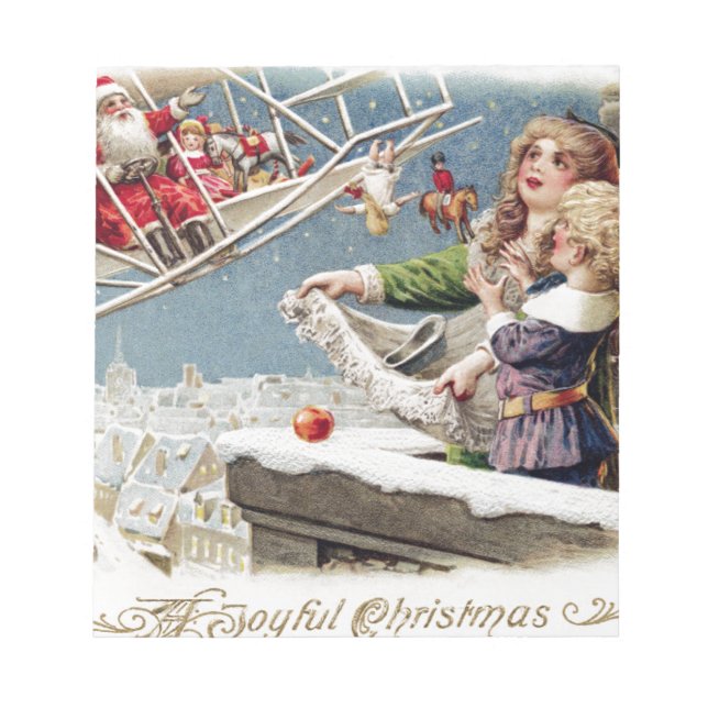 Bloc-note Père Noël Vintage (Devant)