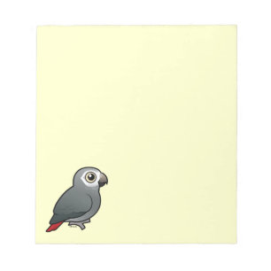 Bloc-note Perroquet Gris Timneh