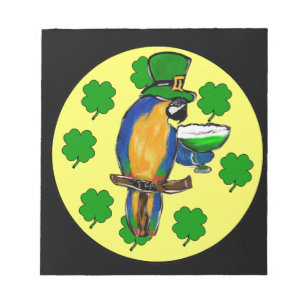 BLOC-NOTE PERROQUET ST. PATTY