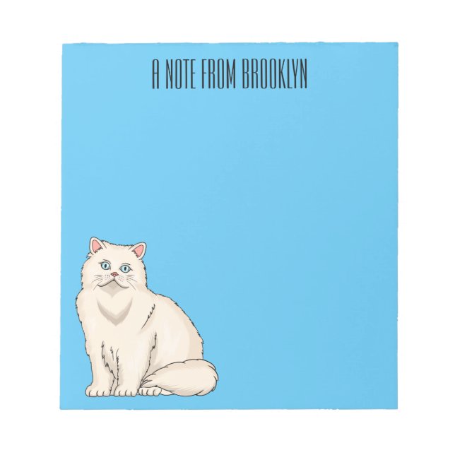 Bloc-note Persian cat (Devant)