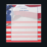Bloc-note Personalized American Flag Patriotic USA<br><div class="desc">Personalized American Flag Patriotic USA Gifts!</div>