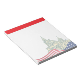 Bloc-note Personalized American Flag Patriotic USA 