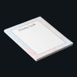 Bloc-note Personalized Geometric Notepad<br><div class="desc">Personalized geometric notepad</div>