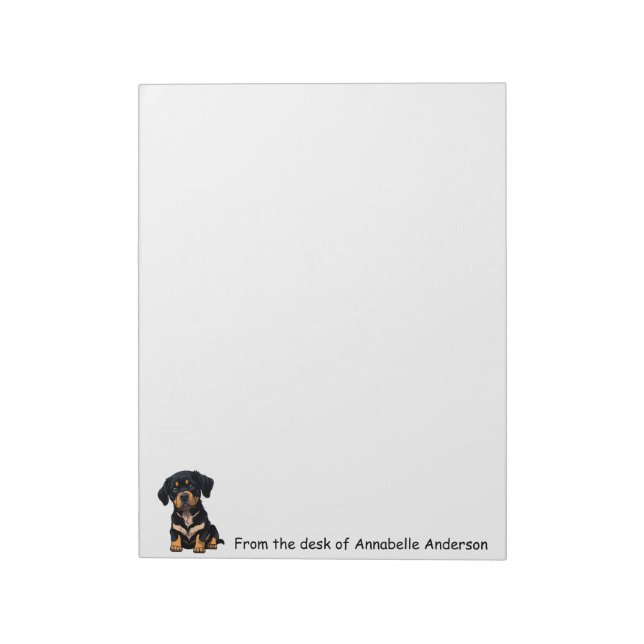 Bloc-note Personnalisation de chiot Montagne Bernoise (Tourné)
