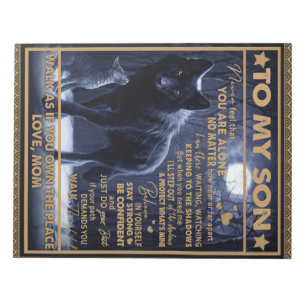 Bloc-note Personnalisé À Mon Fils, Fils Cadeau Anniversaire