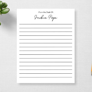 Bloc-note Personnalisé À Partir Du Bureau Du 1Er Anniversair