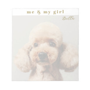Bloc-note Personnalisé Mignon Chien Amoureux de l'Animalerie