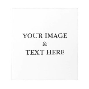 Bloc-note Personnalisez Votre Propre Photo & Texte