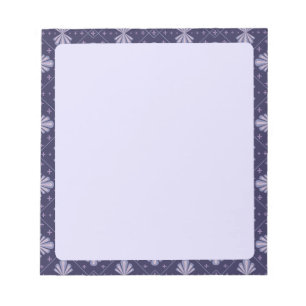 Bloc-note Pétales de fleurs géométriques motif répétitif abs