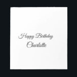 BLOC-NOTE PETIT ANNIVERSAIRE DE CUTIE<br><div class="desc">Conception</div>
